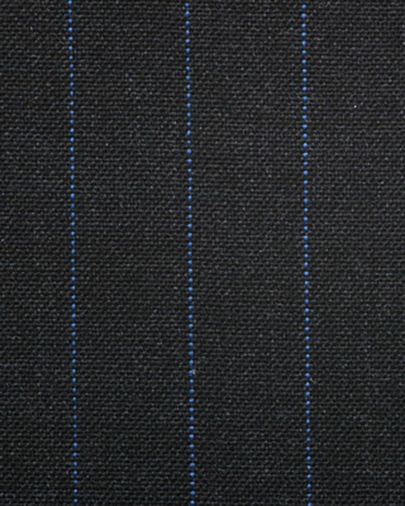 Dugdale Fine Worsted - Grey with Blue Pin Stripe