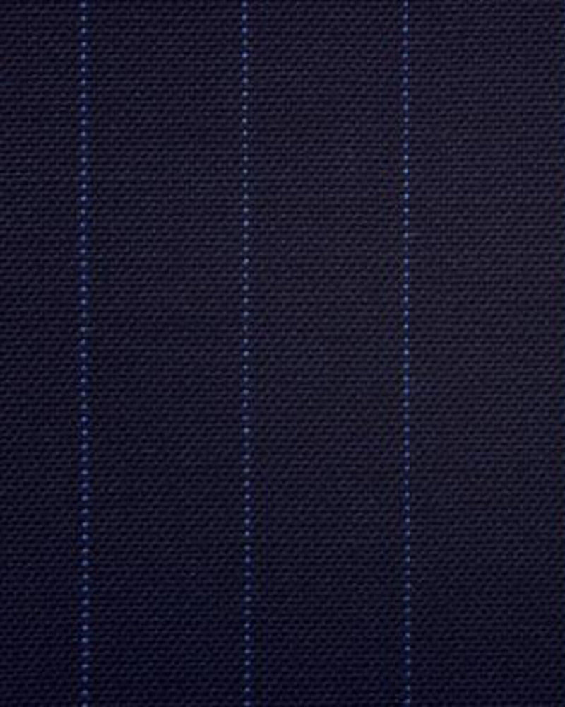 Dugdale Fine Worsted - Navy with Blue Pin Stripe Jacket