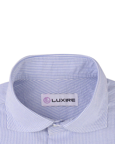 Wedgwood Dress Stripes Seersucker