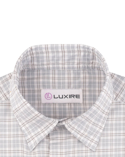 Zegna: Light Grey Pow Checks