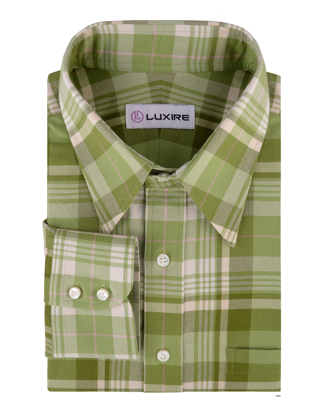 Twill Tartan Checks - Olive Green