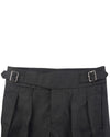 Dugdale Midnight Grey Wool Birdseye