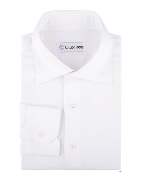 White Satin Dress Shirt