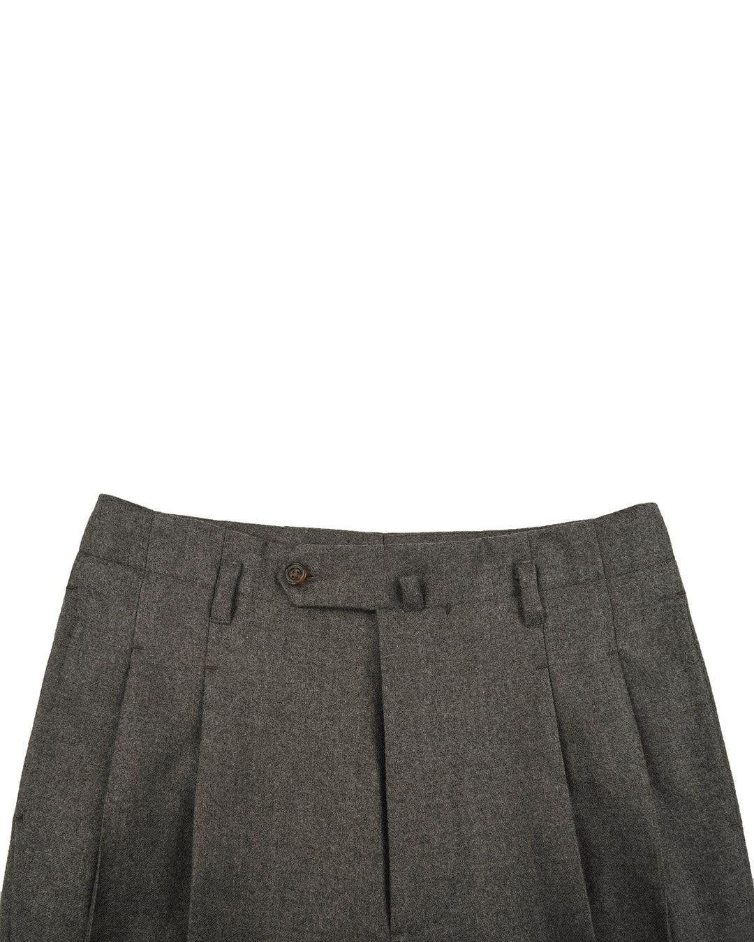 Minnis Flannel: Grey Worsted Pants