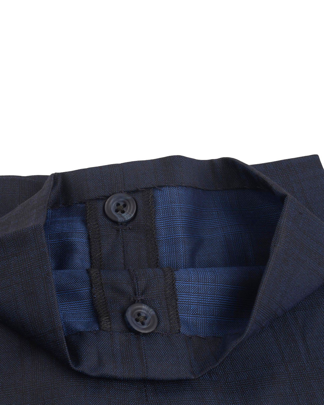 Drago Navy Checks Super 160s Wool - 6