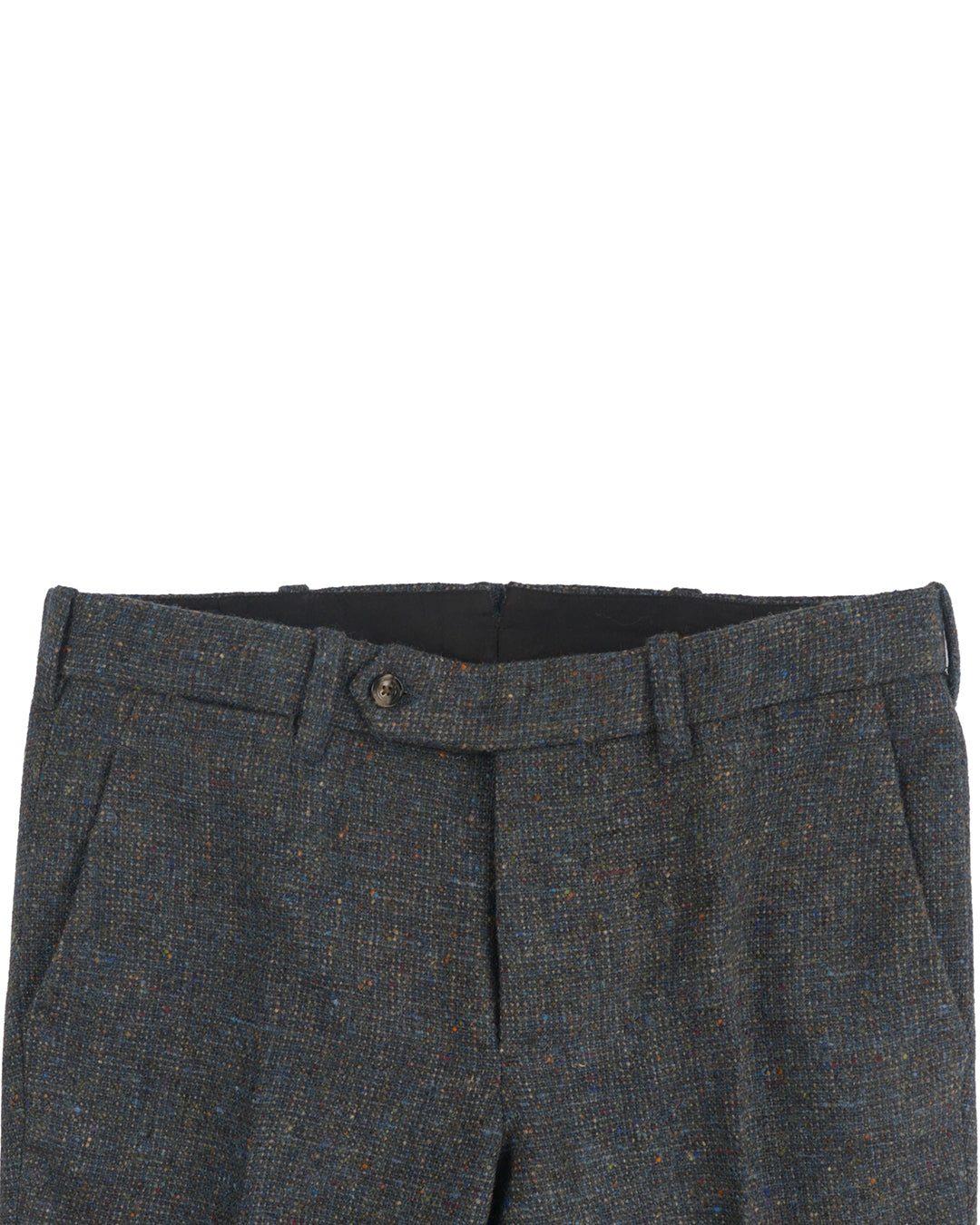 Molloy Plain Donegal Tweed Pants - Pine Green