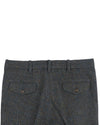 Molloy Plain Donegal Tweed Pants - Pine Green