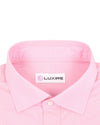 Albini: Light Pink Micro Checks