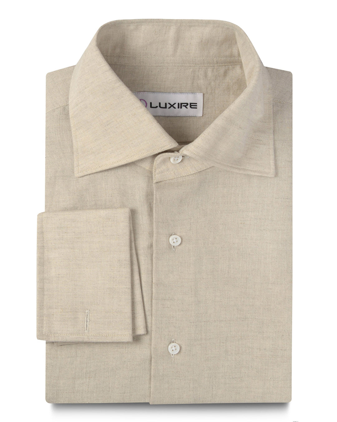 Linen Cotton: Ecru Plain