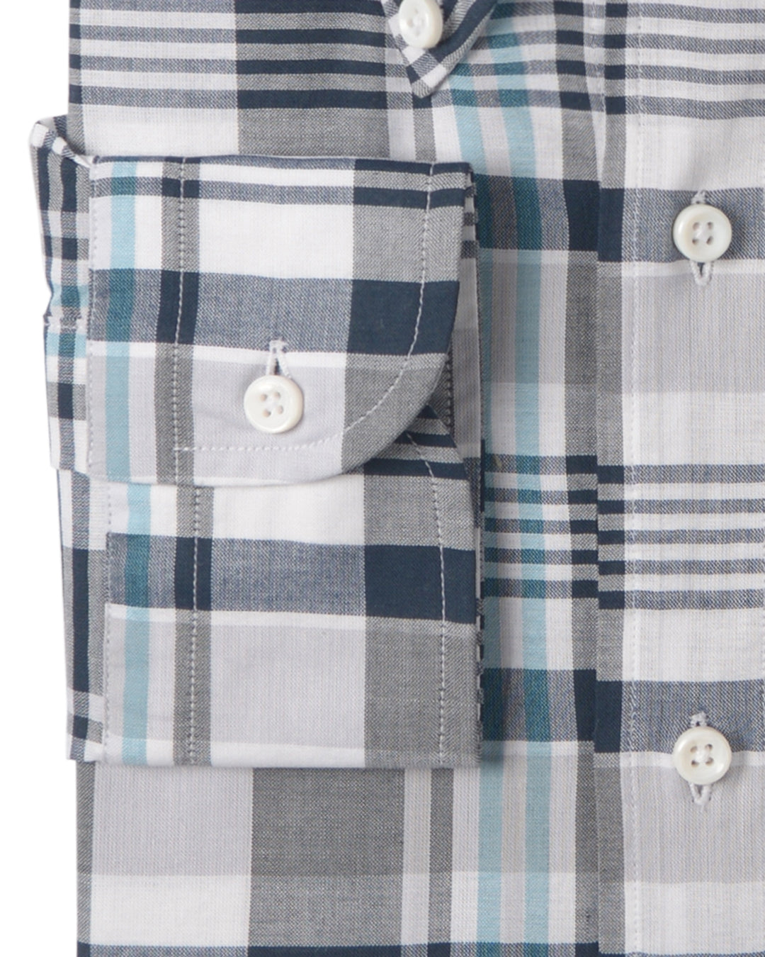 Navy Grey Madras Checks