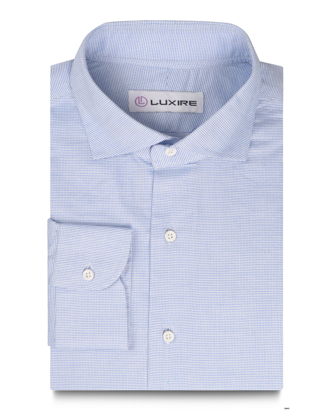 Luxire Presto: Monti Blue White Houndstooth - 1