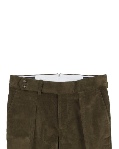 Brisbane Moss Drab 12 Wale Corduroy