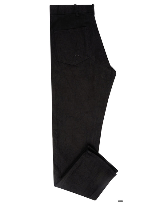 Sondrio Cotton: Black Heavy Denim Twill