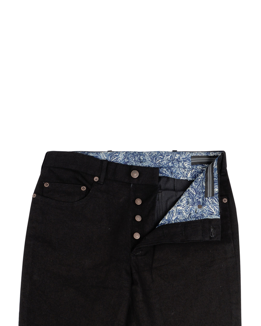 Sondrio Cotton: Black Heavy Denim Twill