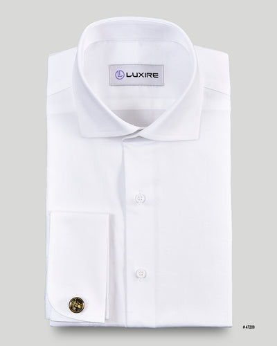 Monti White Self Textured