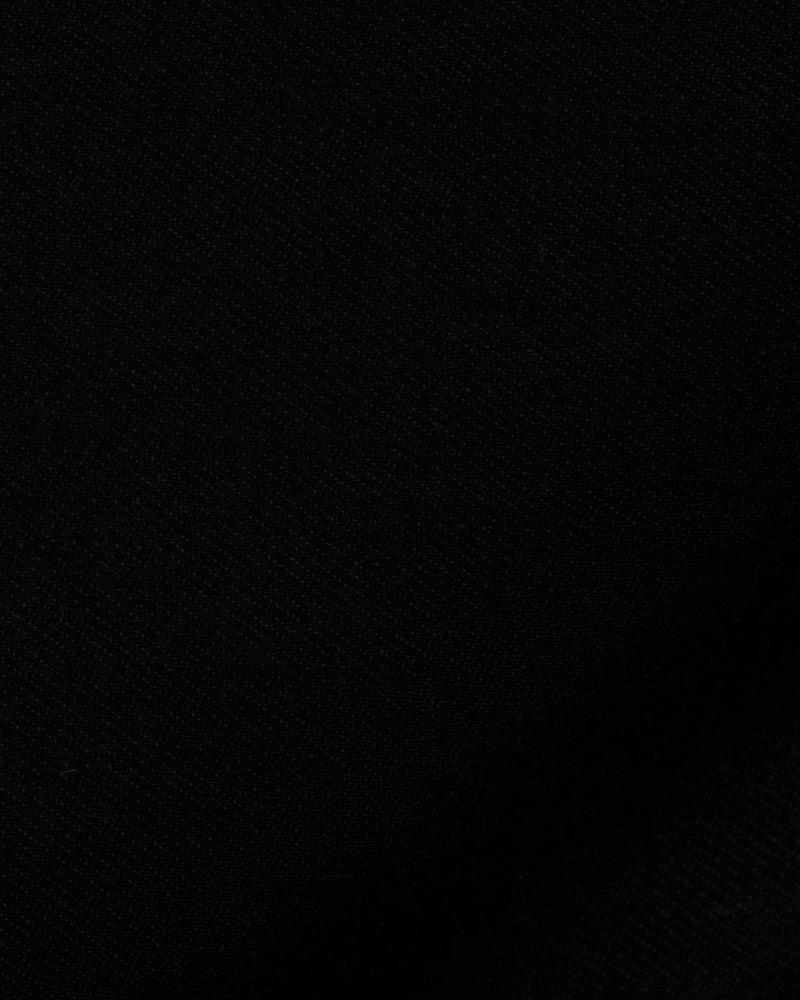 Sondrio Cotton: Black Heavy Denim Twill