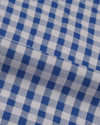 Blue White Gingham Checks
