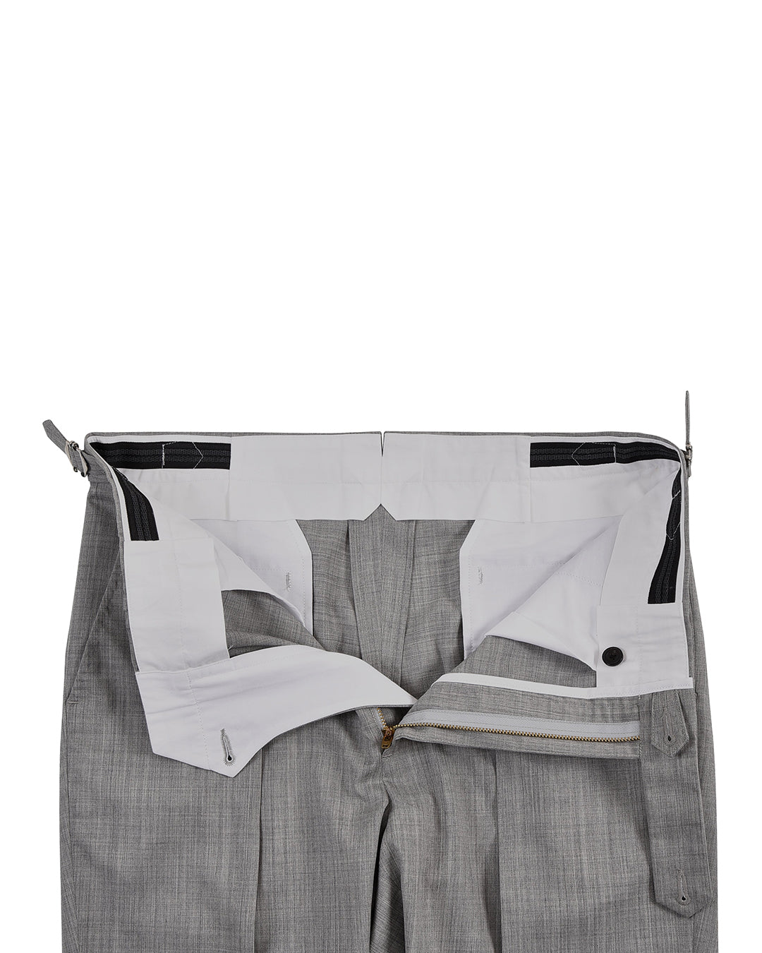 Washable Wool Light Grey Dress Pant