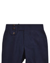 Loro Piana: Dark Blue Stripe Seersucker