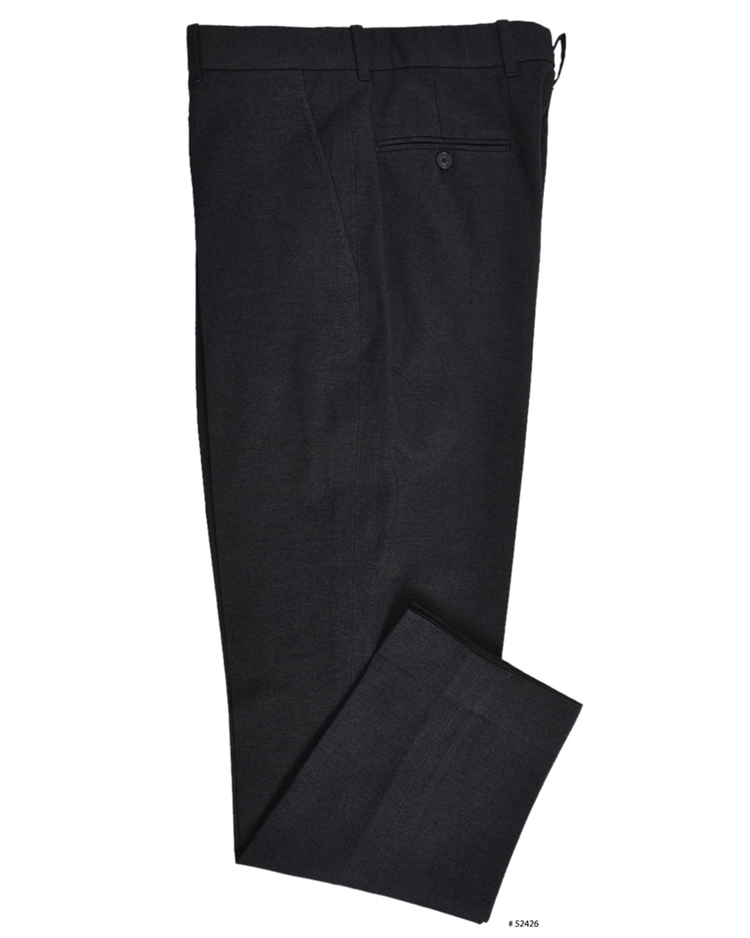 Midnight Grey Cotton Gabardine Twill - 1