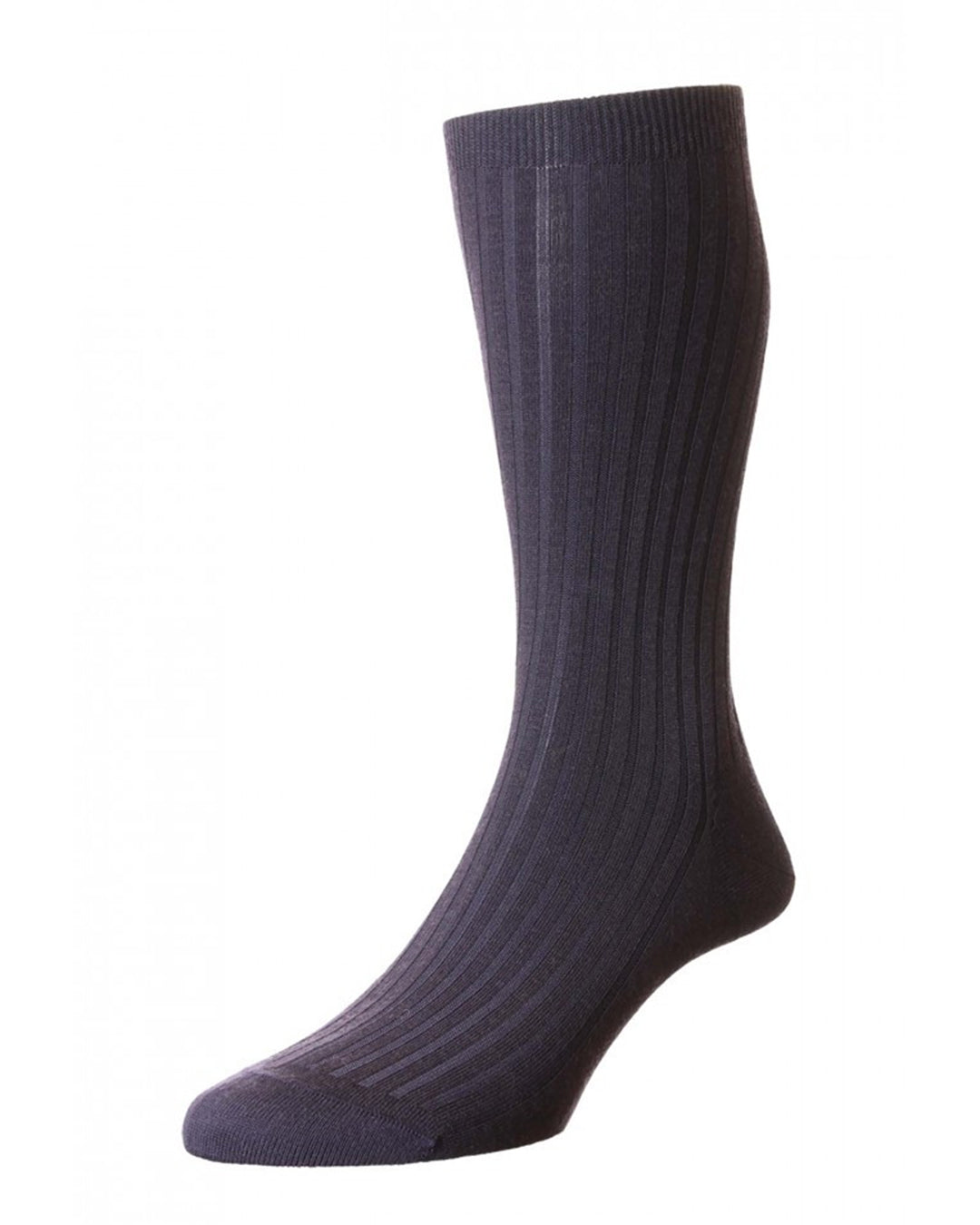 Pantherella LABURNUM Merino  Rib - Black