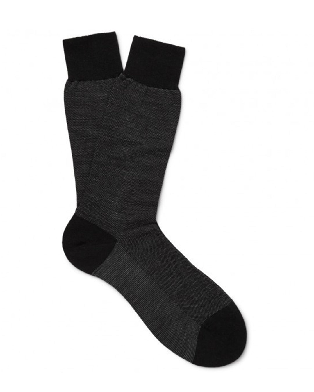 Pantherella BEAUMONT Merino  Birdseye - Dark Brown - 2