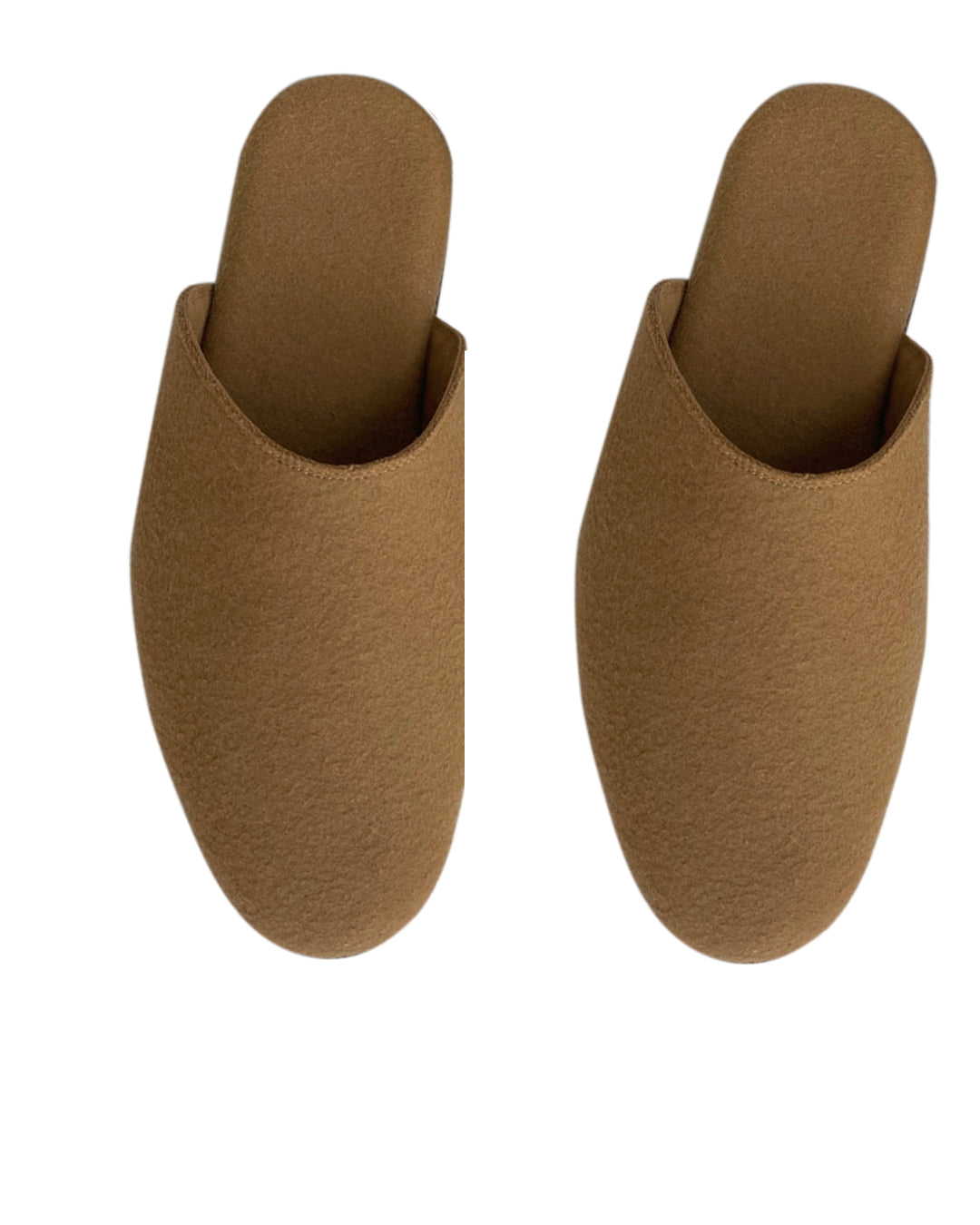 Suede-Cashmere Slippers - 1