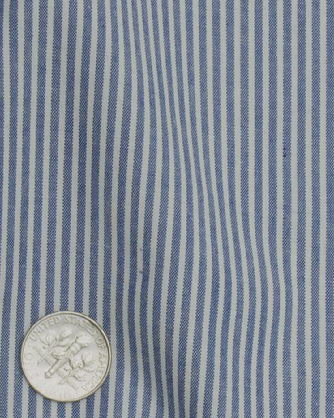 Navy on White Pencil Stripes - 4