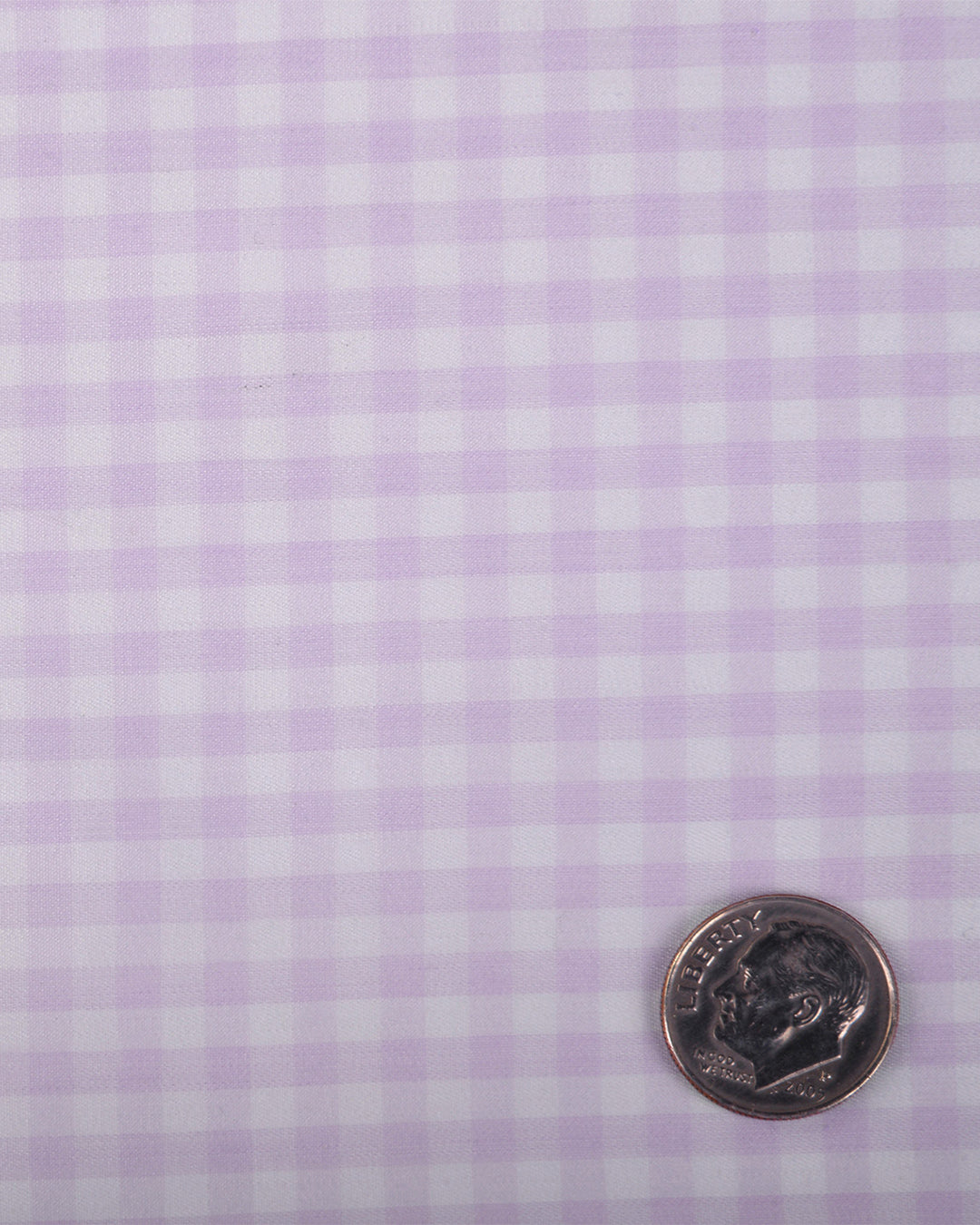 Albini: Light Violaceous Gingham Checks - 4