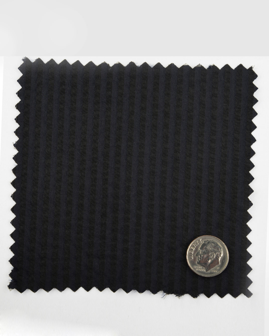 Loro Piana: Dark Olive Stripe Seersucker - 4