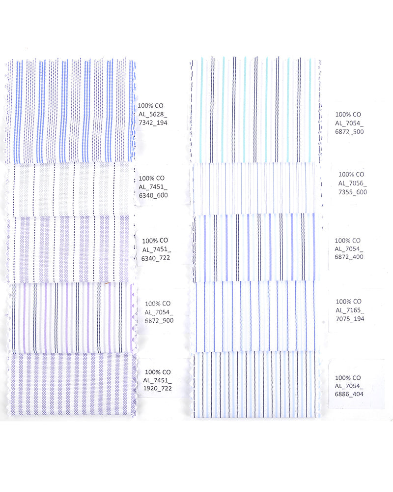 Alumo Navy and Cornflower Stripes