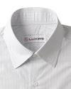 Alumo Light Grey And Light Blue Alternate Stripes