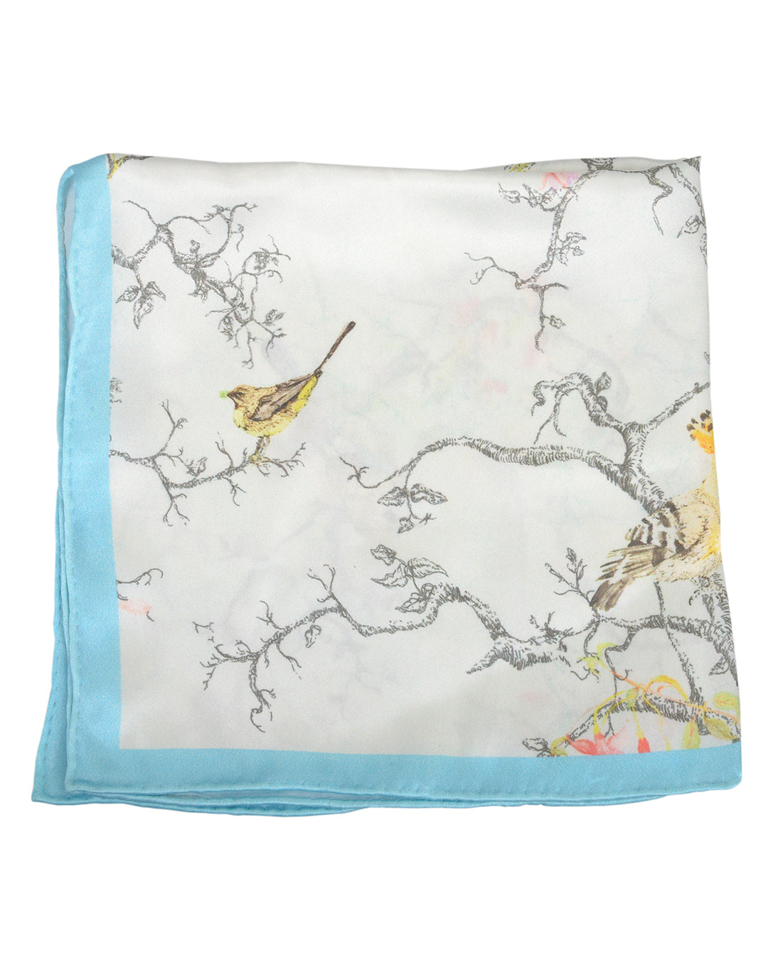 Pocket Square- Birds On Spring - 2