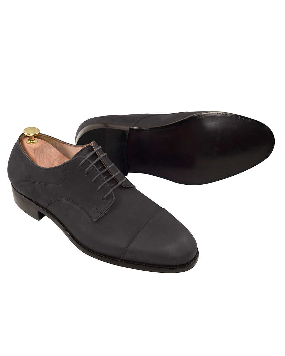Nubuck Captoe Derby Black - 4