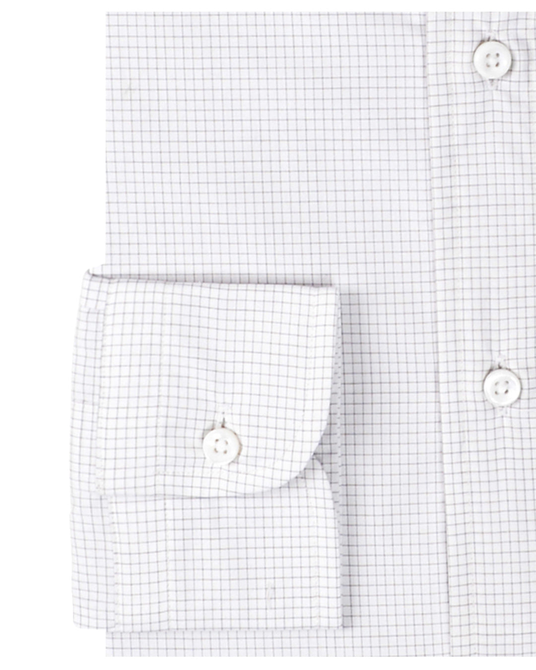 Brembana Grey White Graph checks Shirt