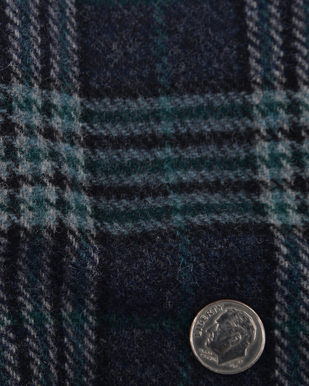 Cerruti Blue Green Wool Plaid Pants - 7