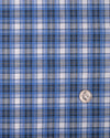 Blue Black White Madras Checks