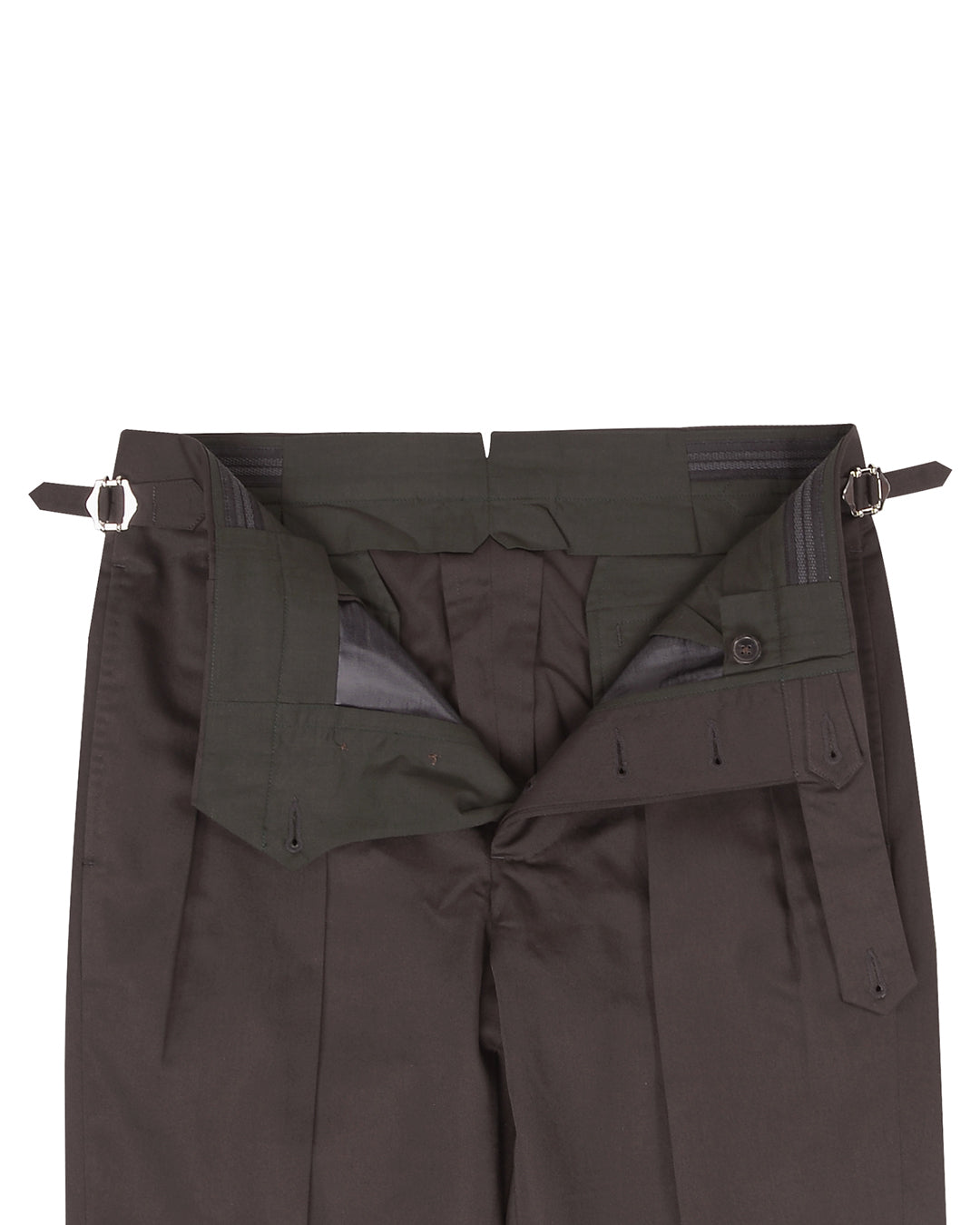 Choco Brown Plain Chino - 2