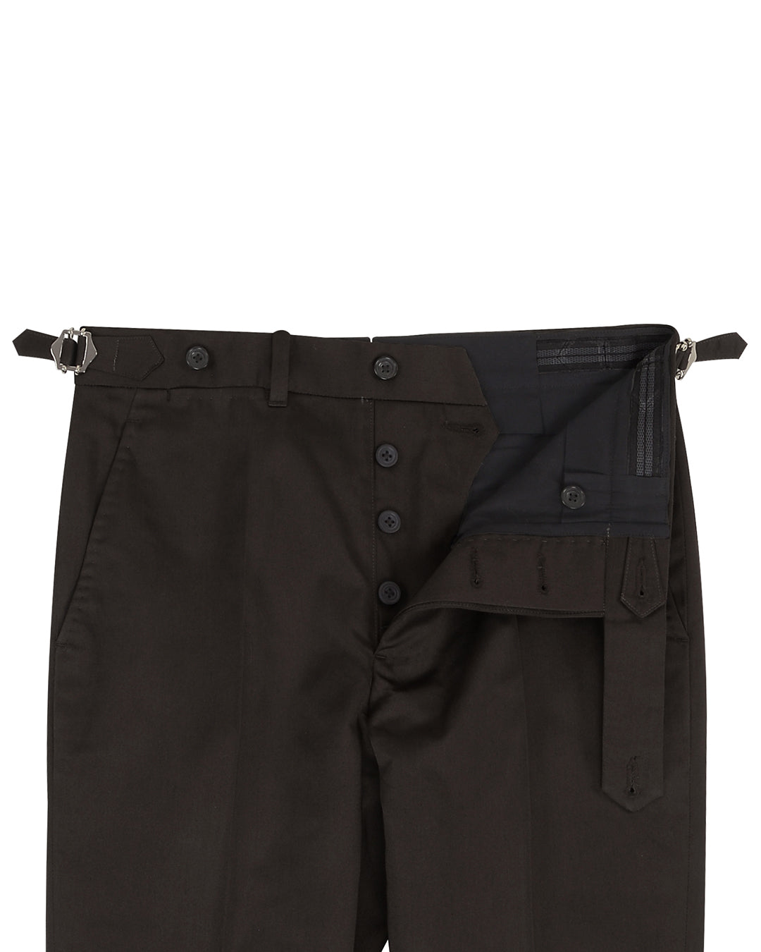 Chocolate Brown Soft Plain Chinos