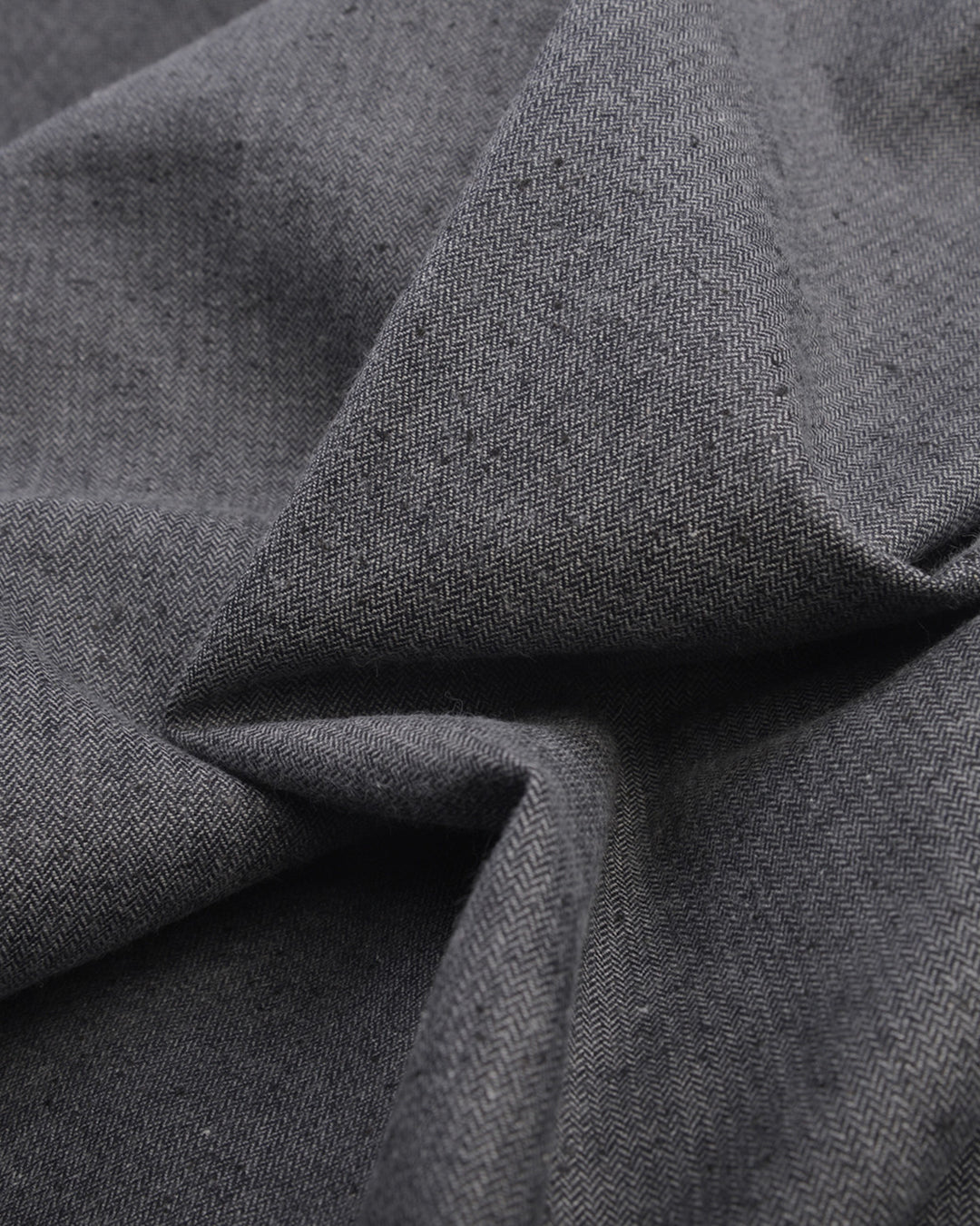 Noragi in Indigo Grey Slub Herringbone - 4
