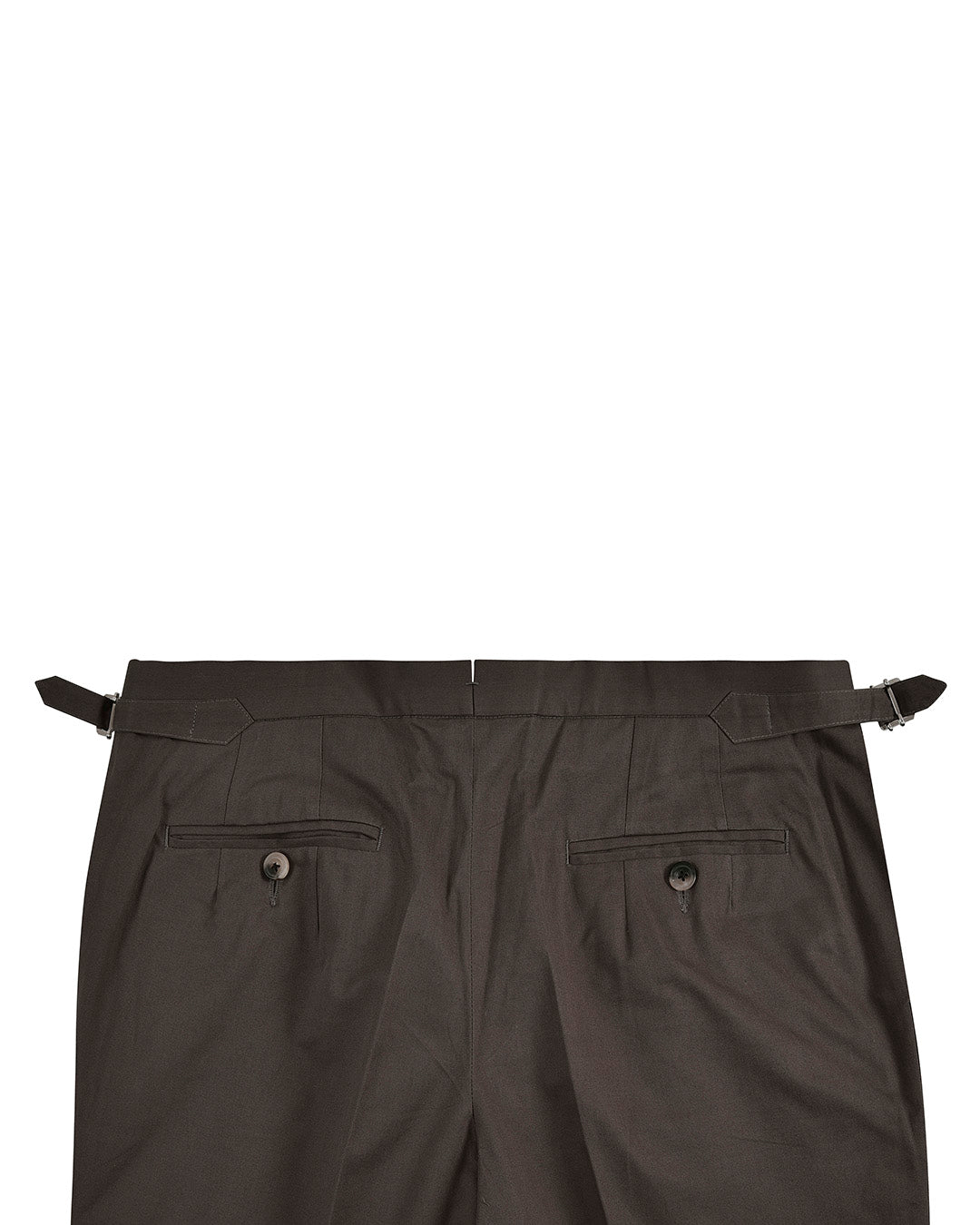 Pleated Choco Brown Pant - 4