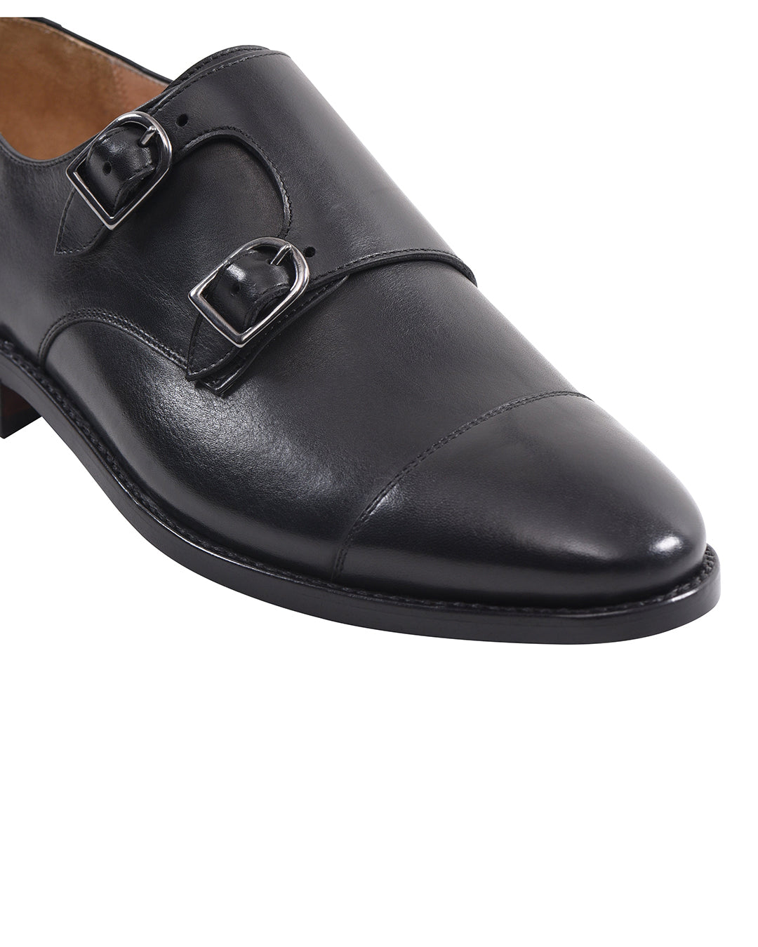 Double Monk Strap Black - 2