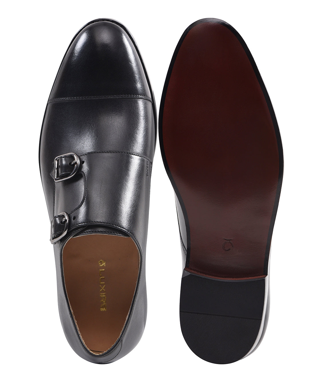 Double Monk Strap Black - 3