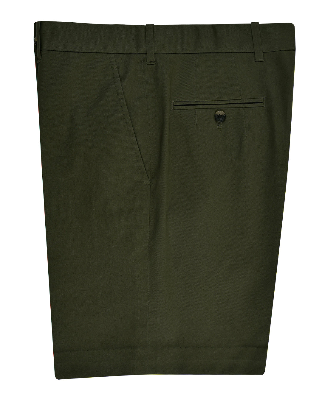 Genoa Chino: Olive Green Shorts - 1