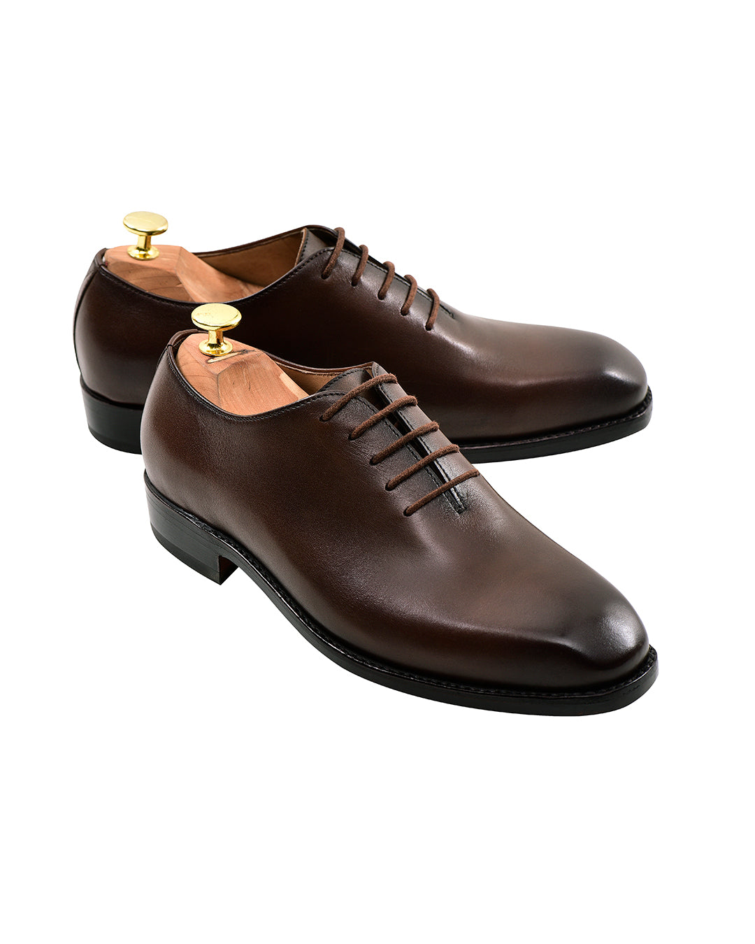 Wholecut Oxfords Brown Patina - 1