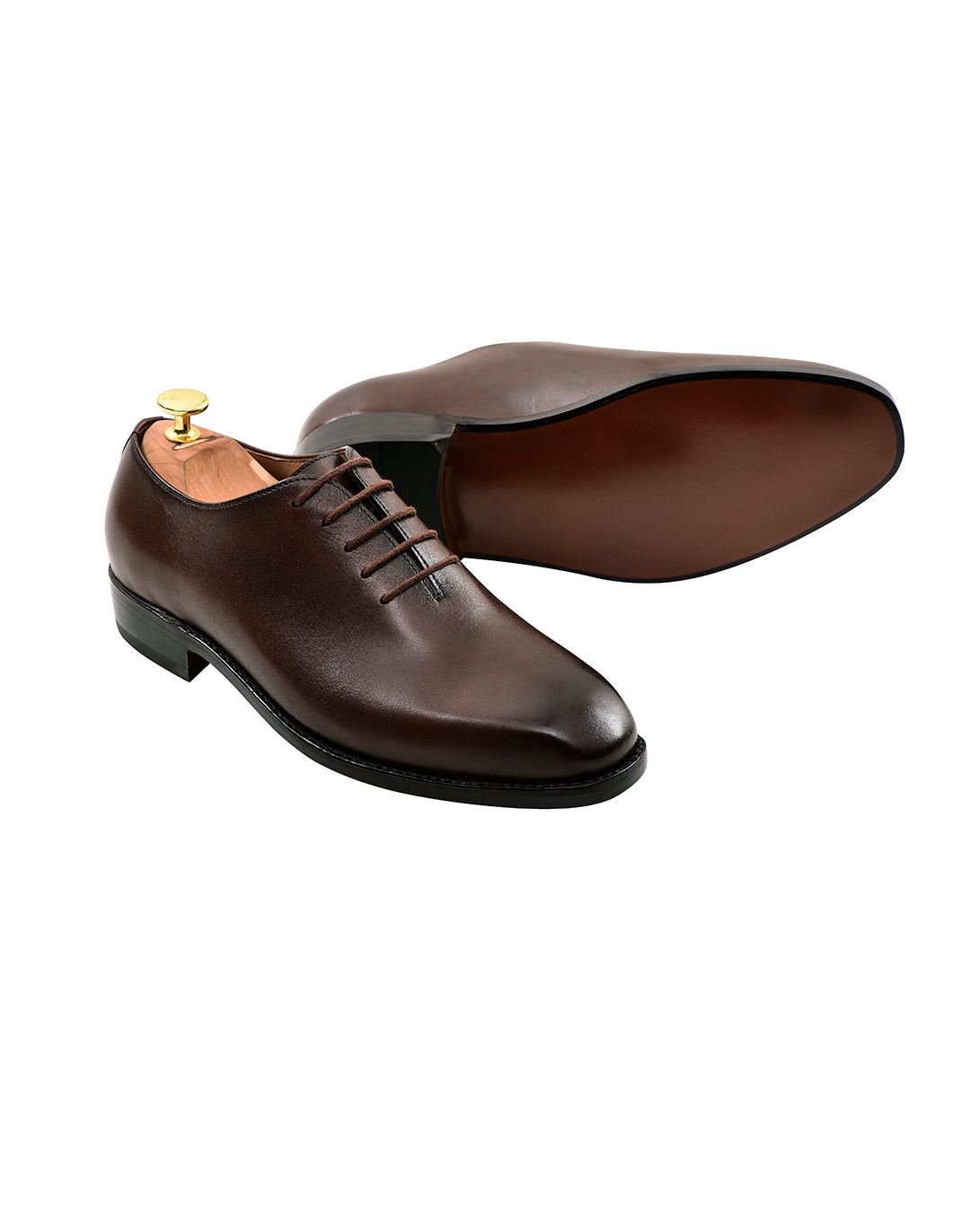 Wholecut Oxfords Brown Patina - 6