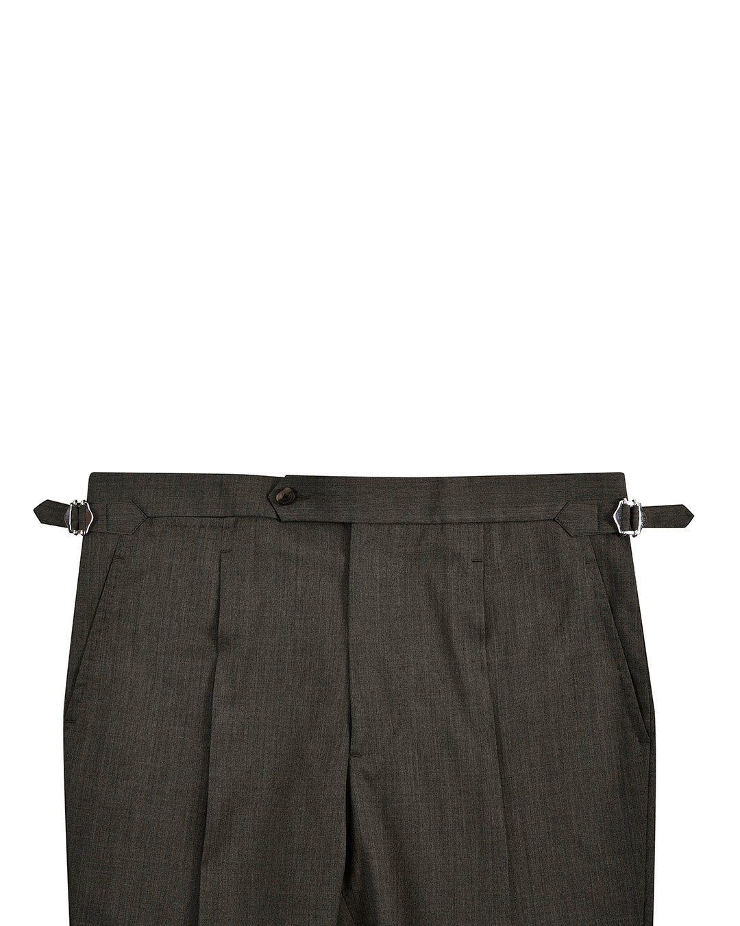 Washable Wool Mid Grey Dress Pant - 2