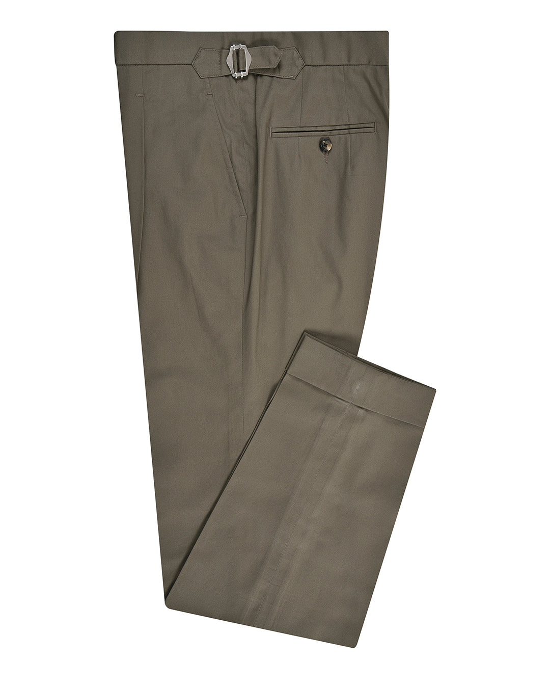 Fresco Soft Light Brown Twill Dress Pant - 1