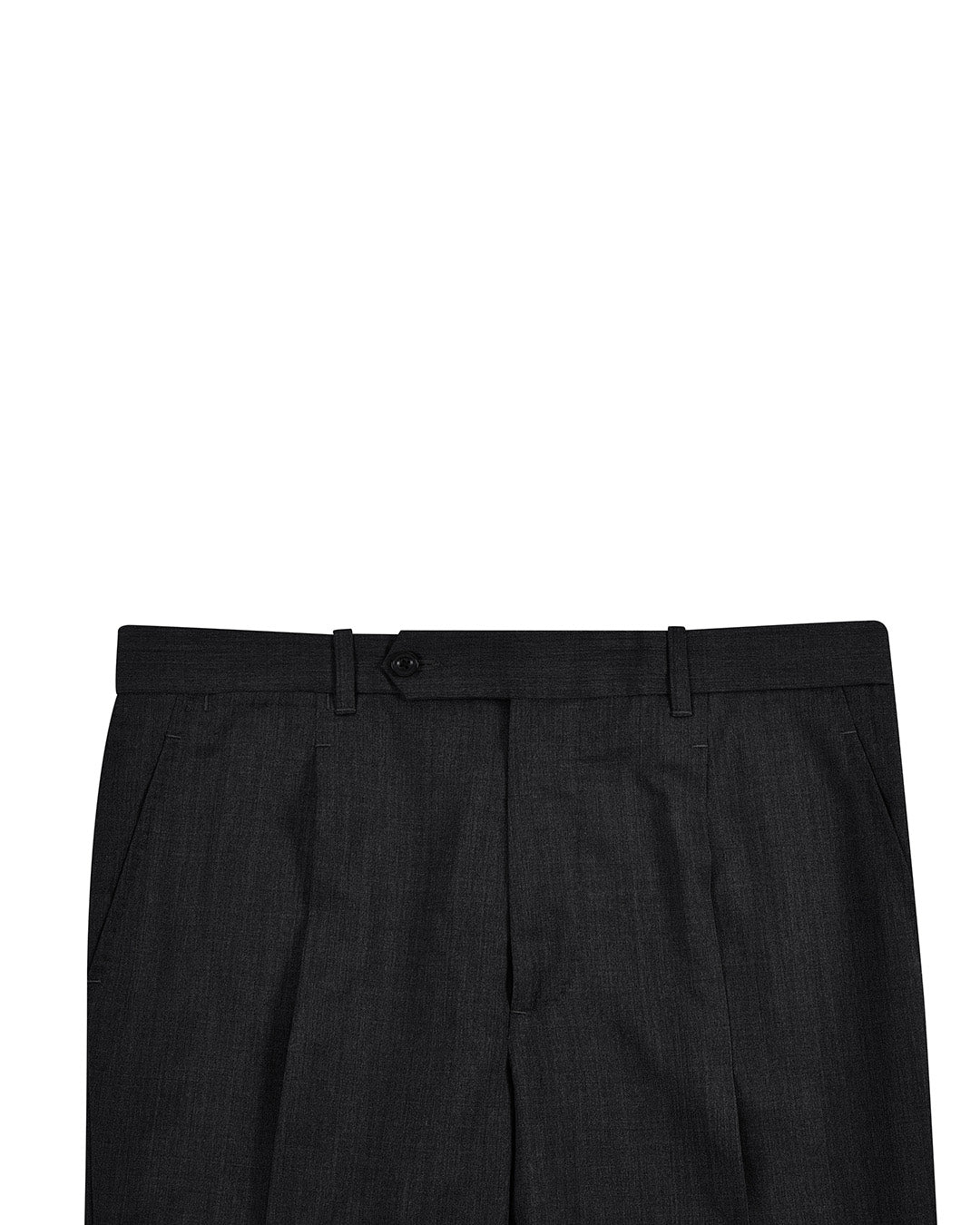 Washable Wool Dark Grey Dress Pant