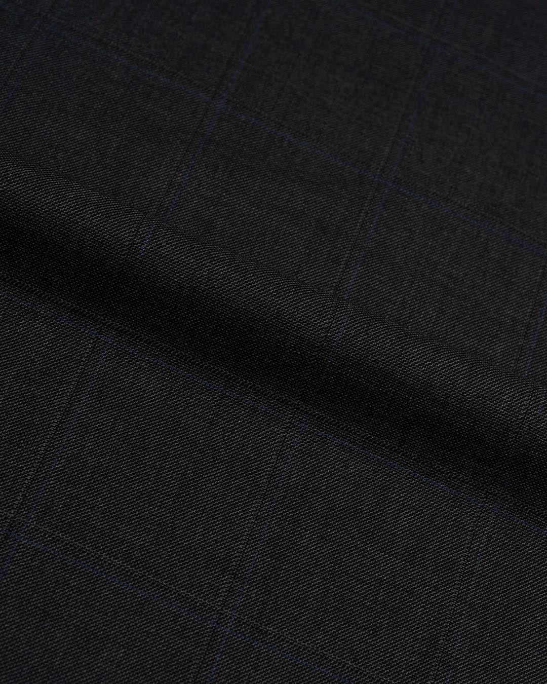 Drago: Super 160s Charcoal Prince of Wales Checks - 6